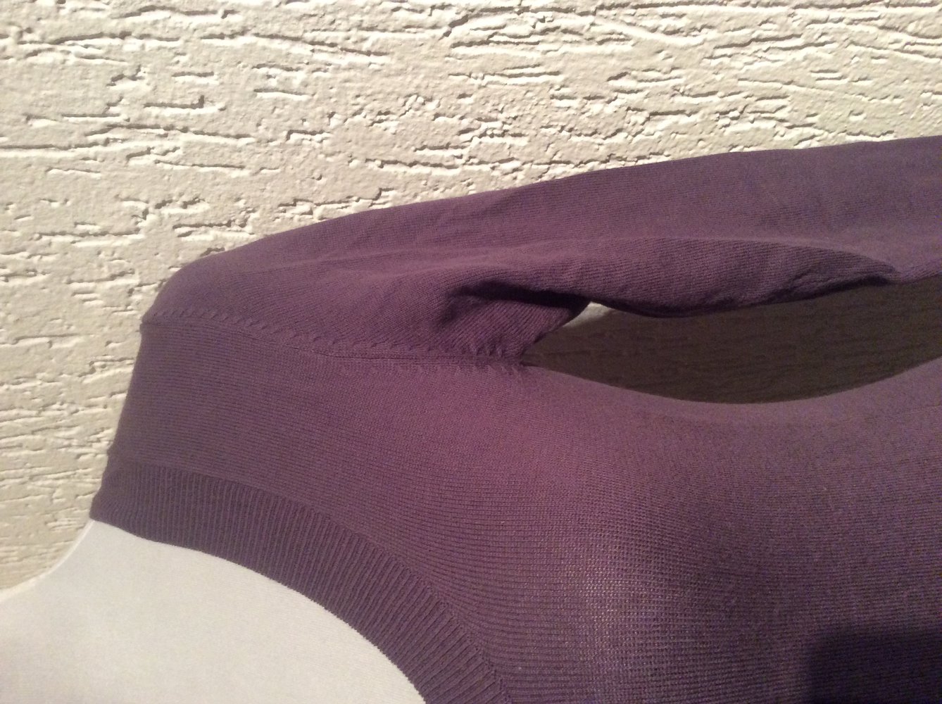 Promod Feinstrick Pulli Pullover Größe 34 neu lila 