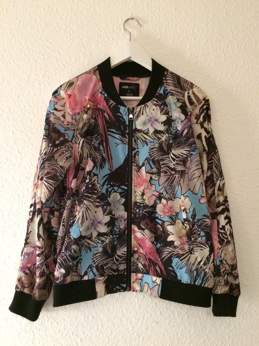 Pilotenjacke, gemustert 