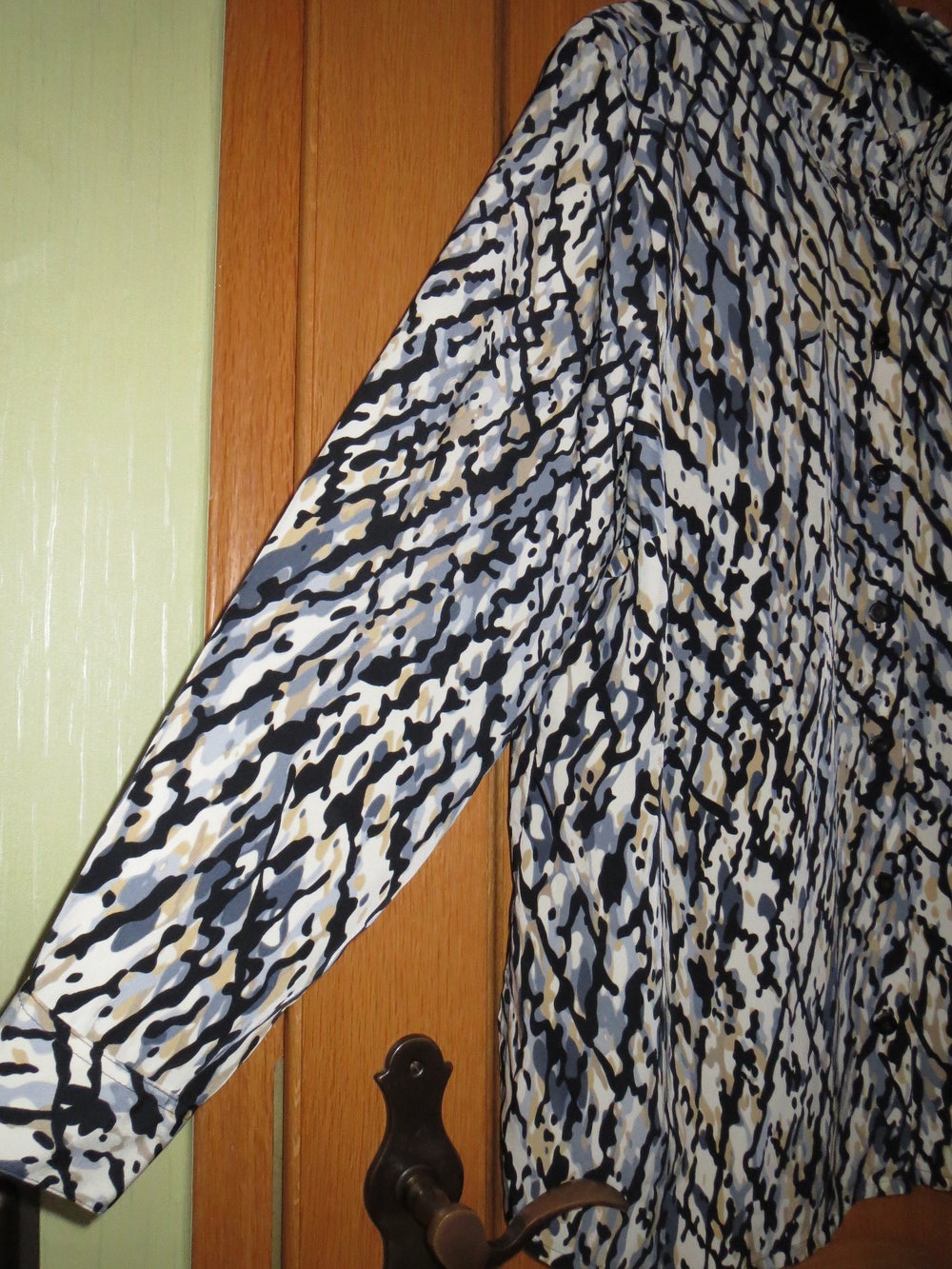 Bluse; Gr.50/XL, bügelfrei