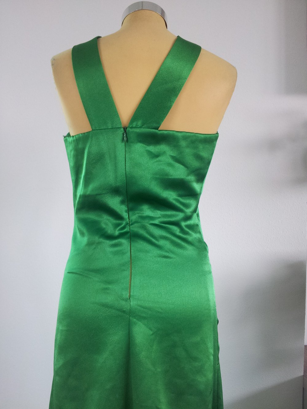 Grünes Abendkleid