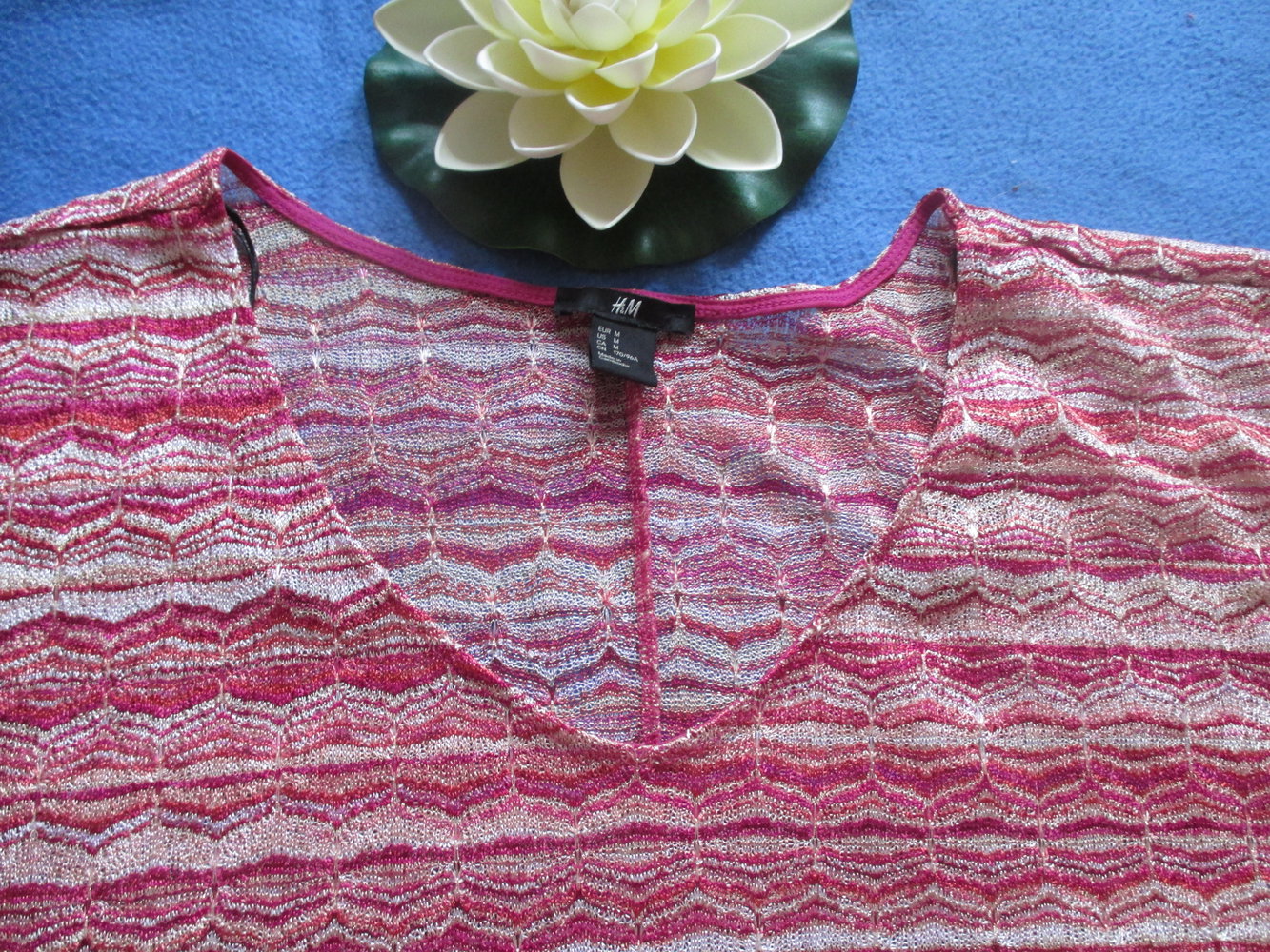 NEU * Gold- Giltzer * Lurex * Missioni- Style * TUNIKA * T- SHIRT 