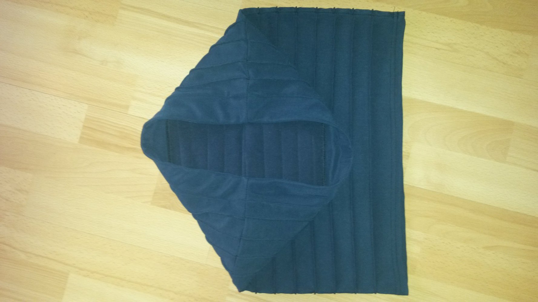 Eleganter Blauer Kurzer Falten Rock