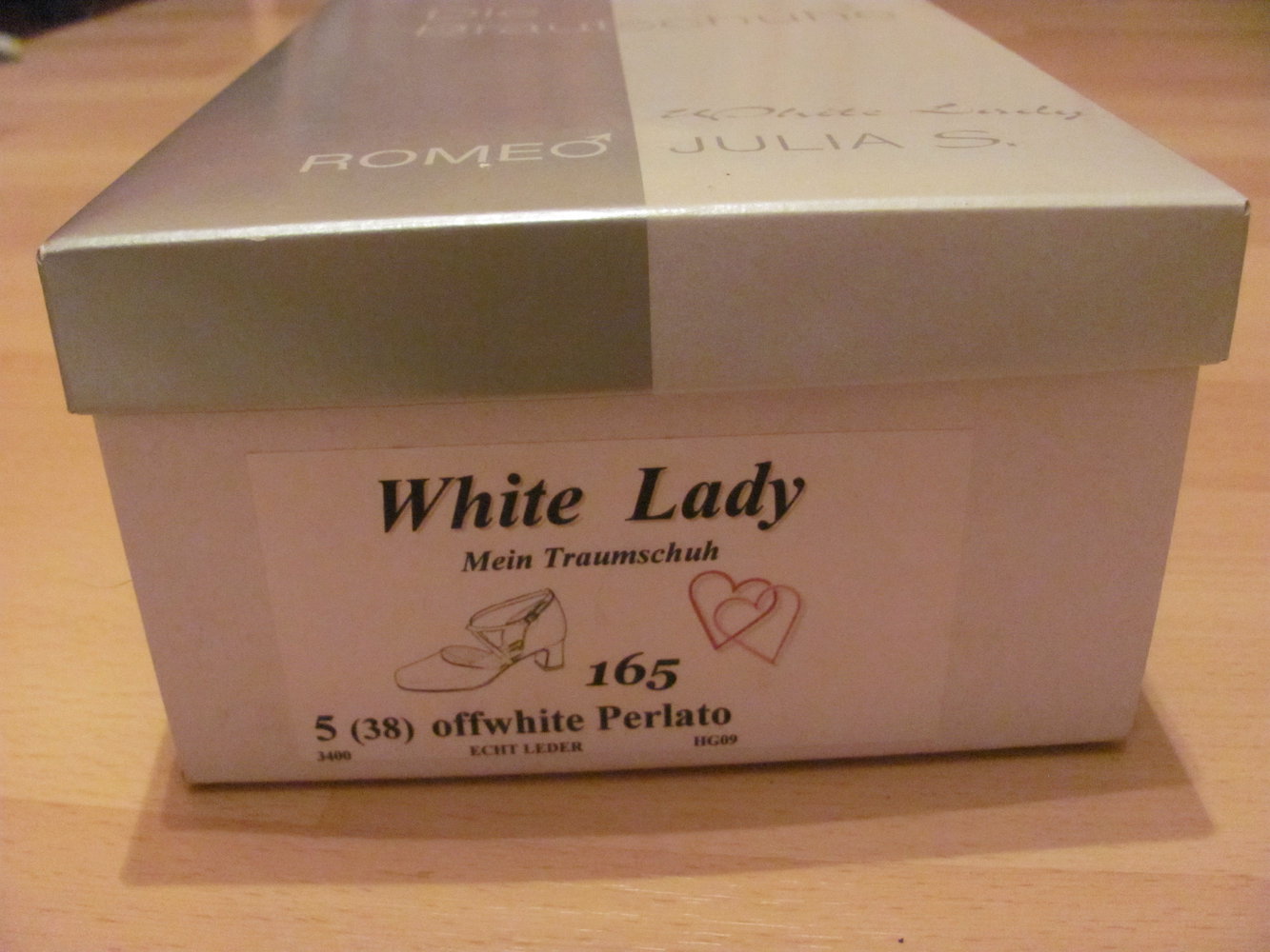 Brautschuhe Hochzeitsschuhe Größe 38 White Lady