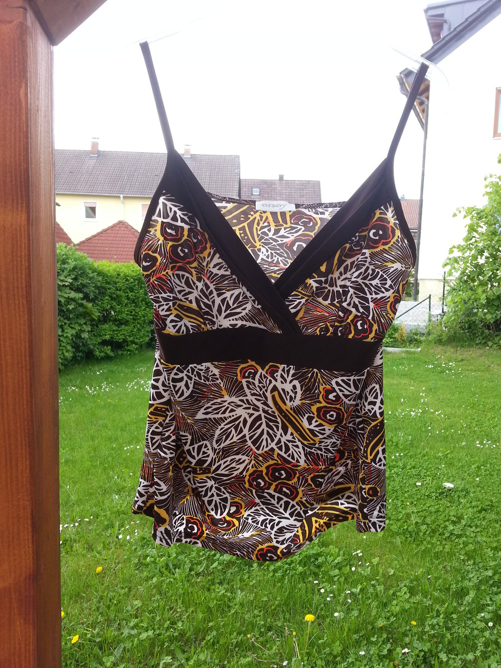 bunt bedrucktes Top Orsay Sommer