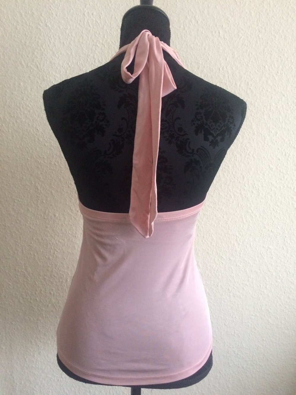 Neckholder-Top nude