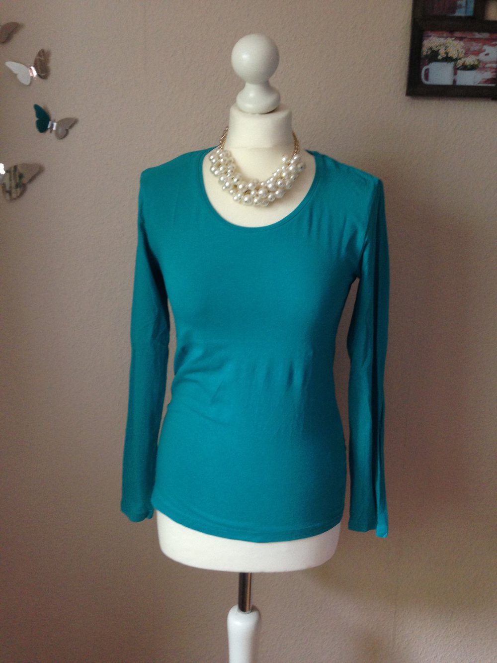 NEU - Basic Shirt in türkis