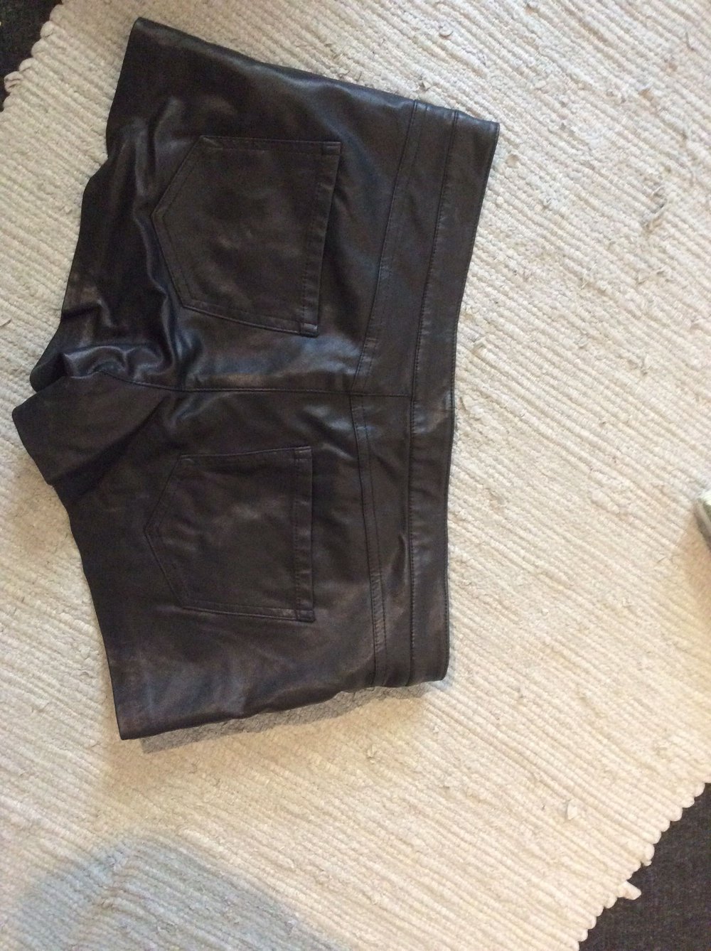 Kunstleder Shorts 