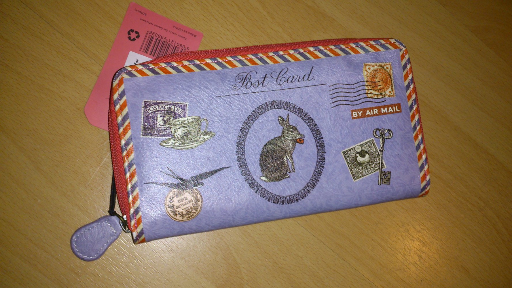 Clutch / Geldbörse / Portemonnaie Postkarte Wild & Wolf 