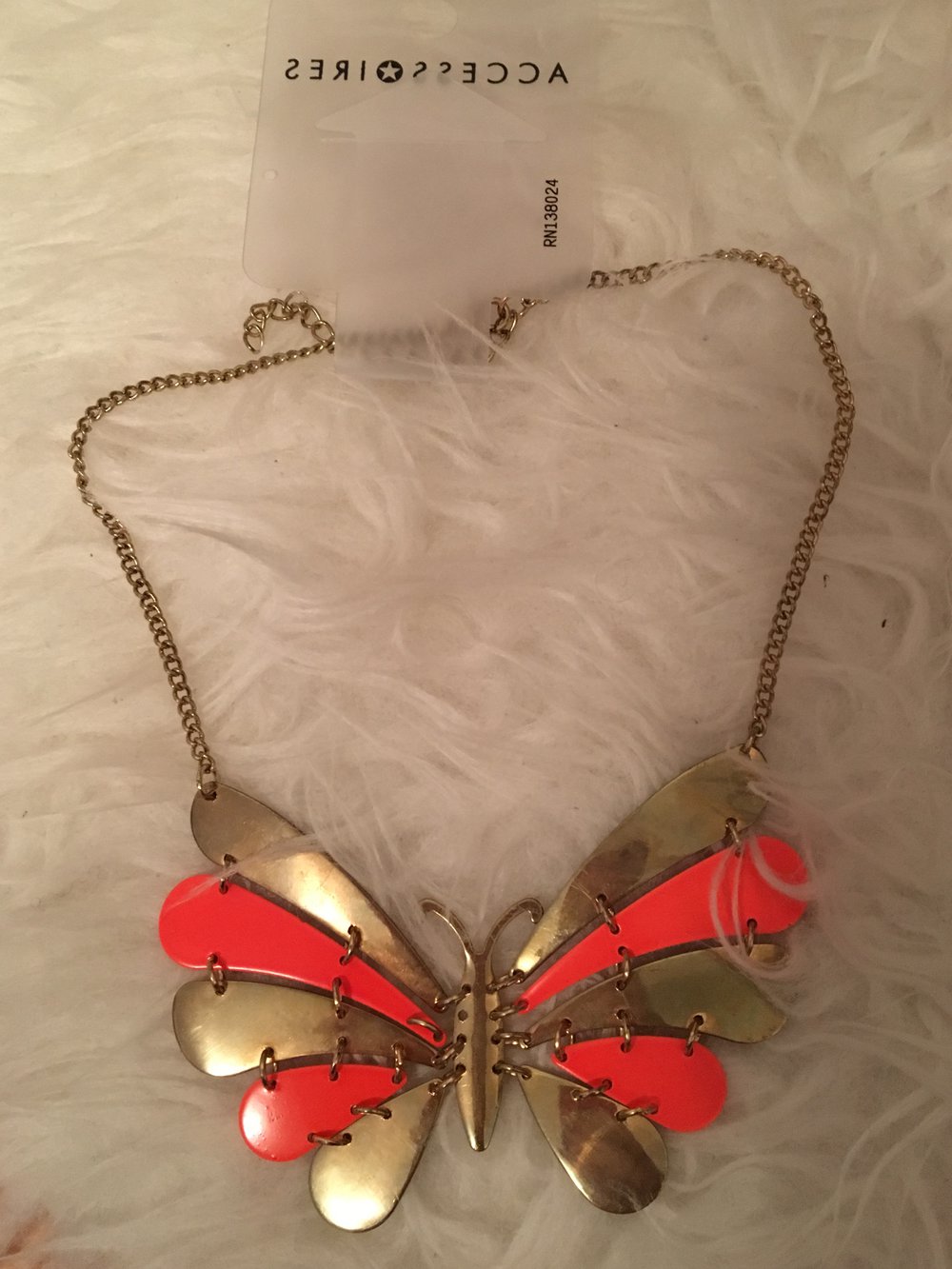 Statement Kette Schmetterling 
