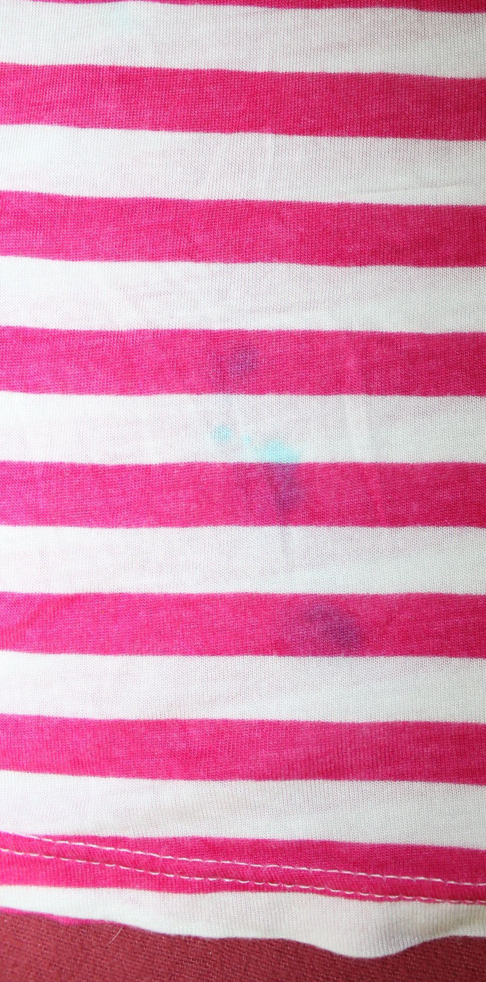 sexy Longshirt /Oberteil in pink / weiß gestreigt mit Schnalle