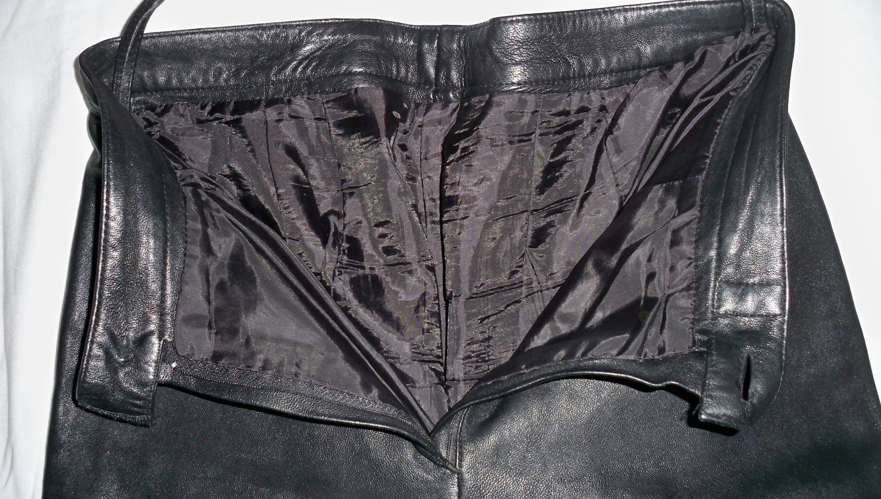 Tolle handschuhweiche schwarze Lederhose ! 38 !