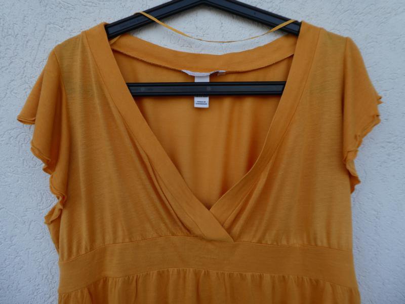 NEU - H&M – Damen T-Shirt, ockergelb
