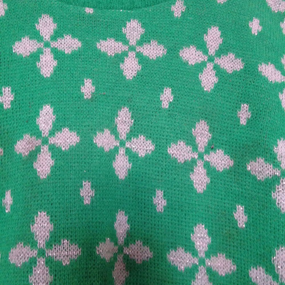 Exklusiver Vintage Strickpullover Oberteil 