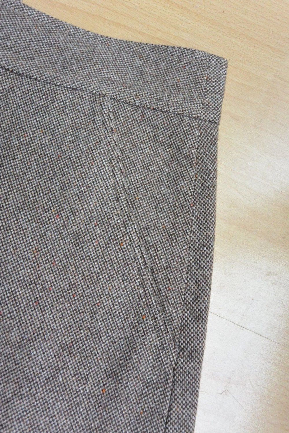 Schöner Banana Republic Rock, Tweed, meliert, beige, Größe 38