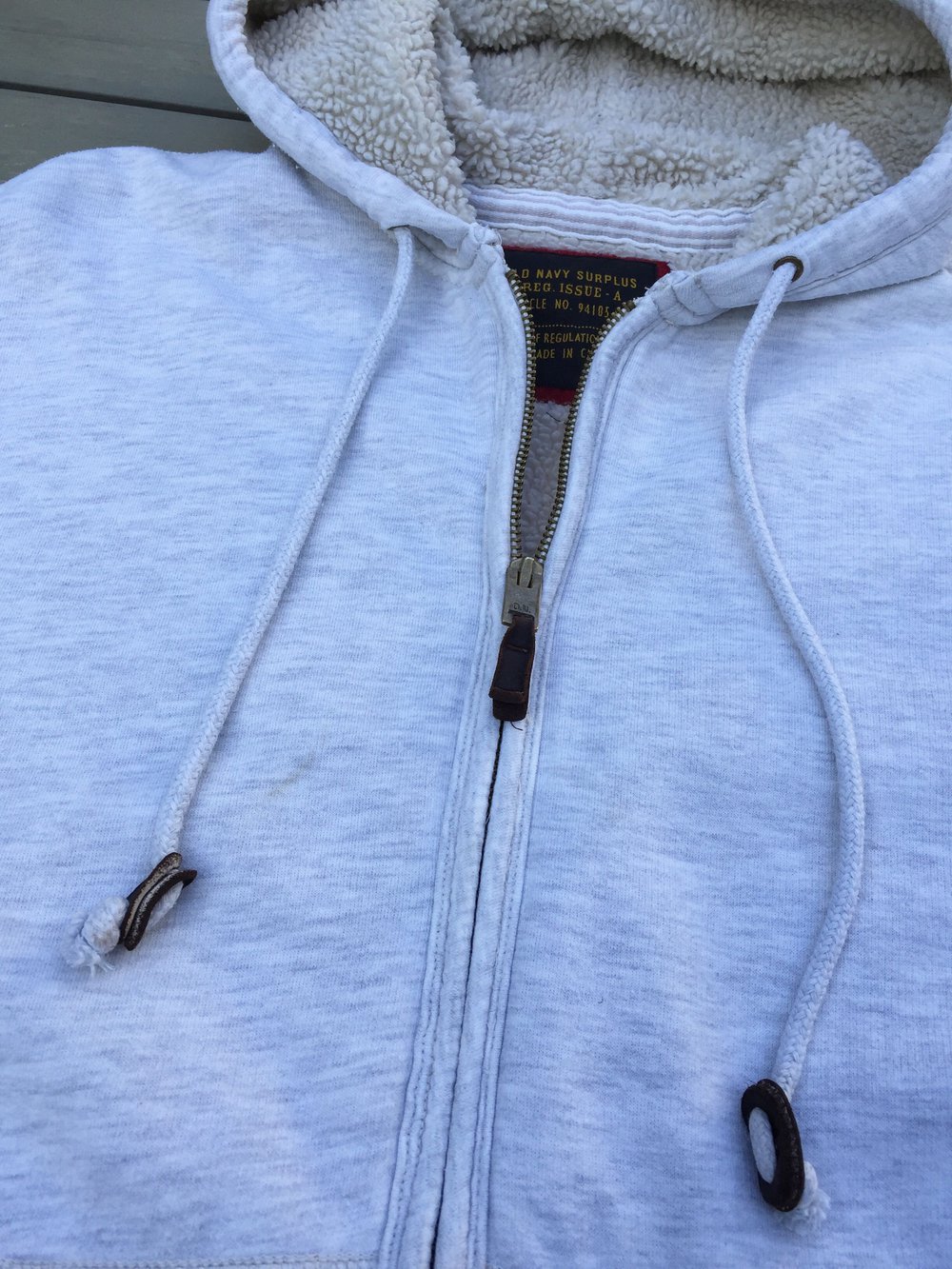 OLD NAVY (GAP) dicke SWEATJACKE Hoodie TEDDYFELL Gr. L