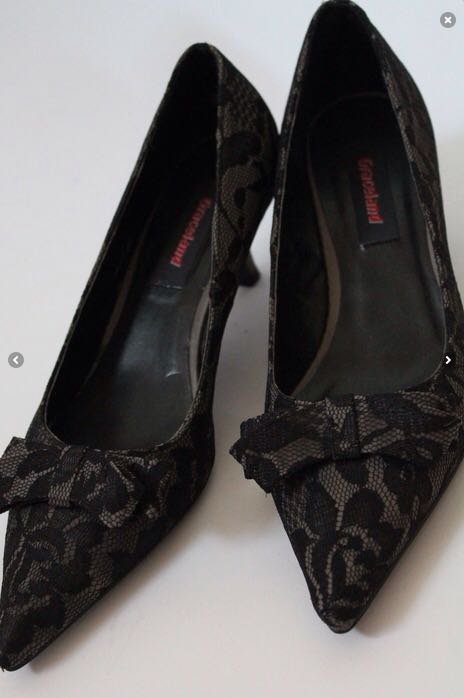 Vintage Pumps aus Spitze Gr.38