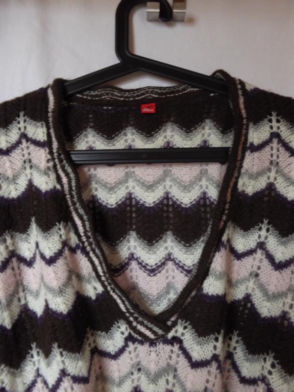 NEU: Grobstrick-Pullover mit Grobstrickgürtel von S.Oliver