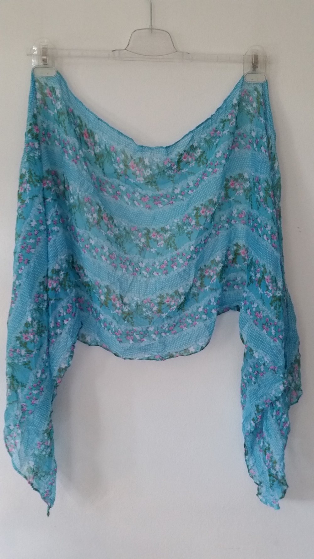 Sommer-Tuch/Schal, luftig leicht, Crinkle
