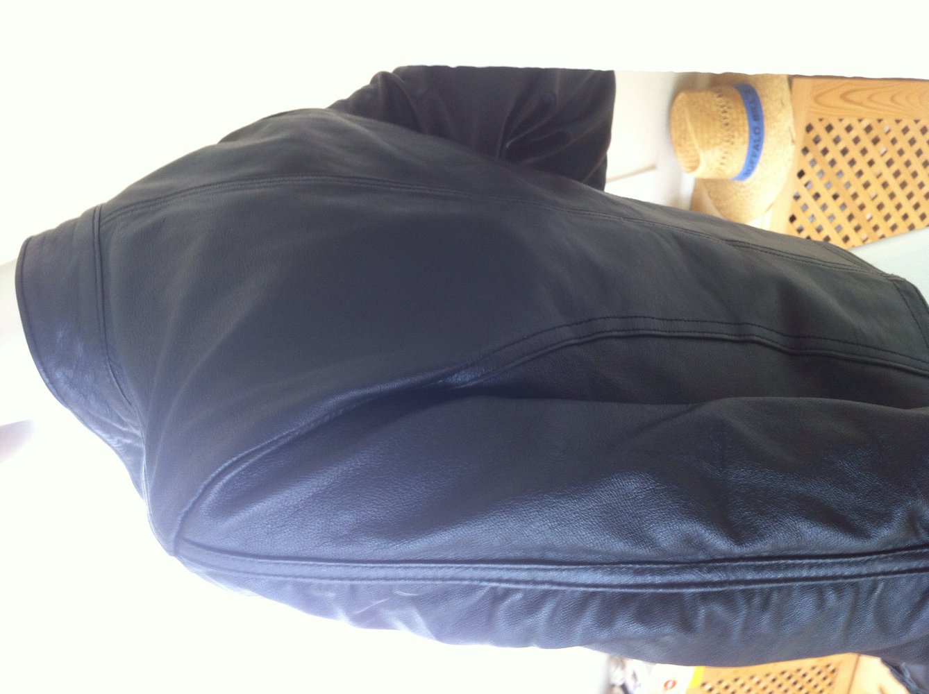 Echtlederjacke schwarz Bikerjacke