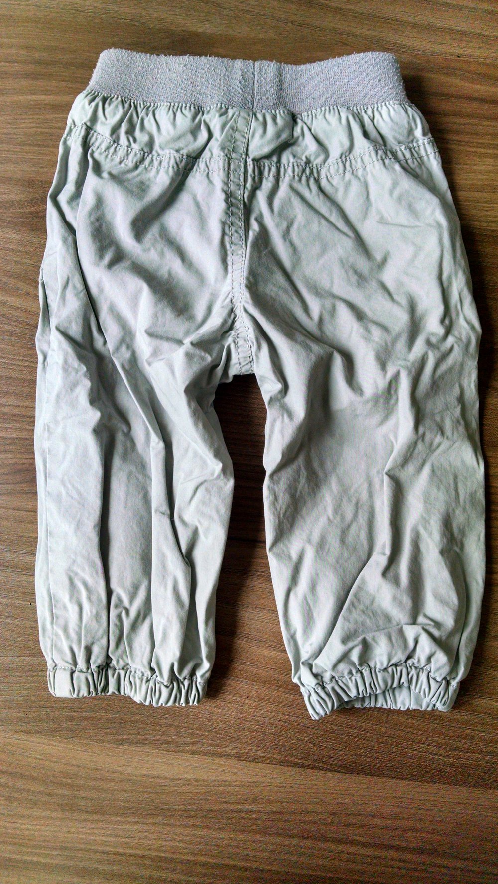 Graue Stoffthermohose Gr. 74
