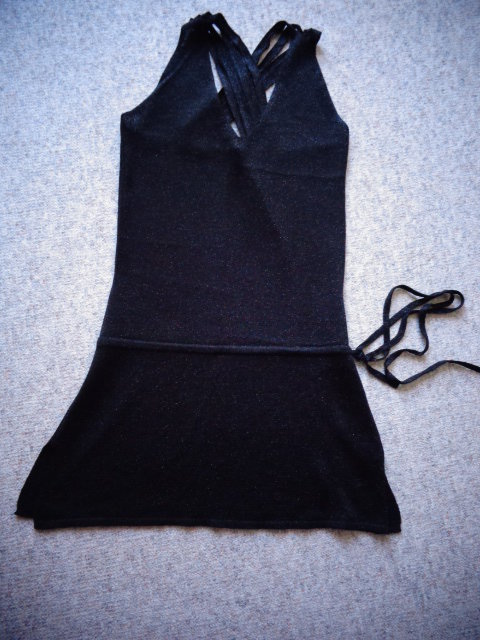 #Top Stricktop Longtop schwarz Gr. S bzw. ca. Gr. 34/36