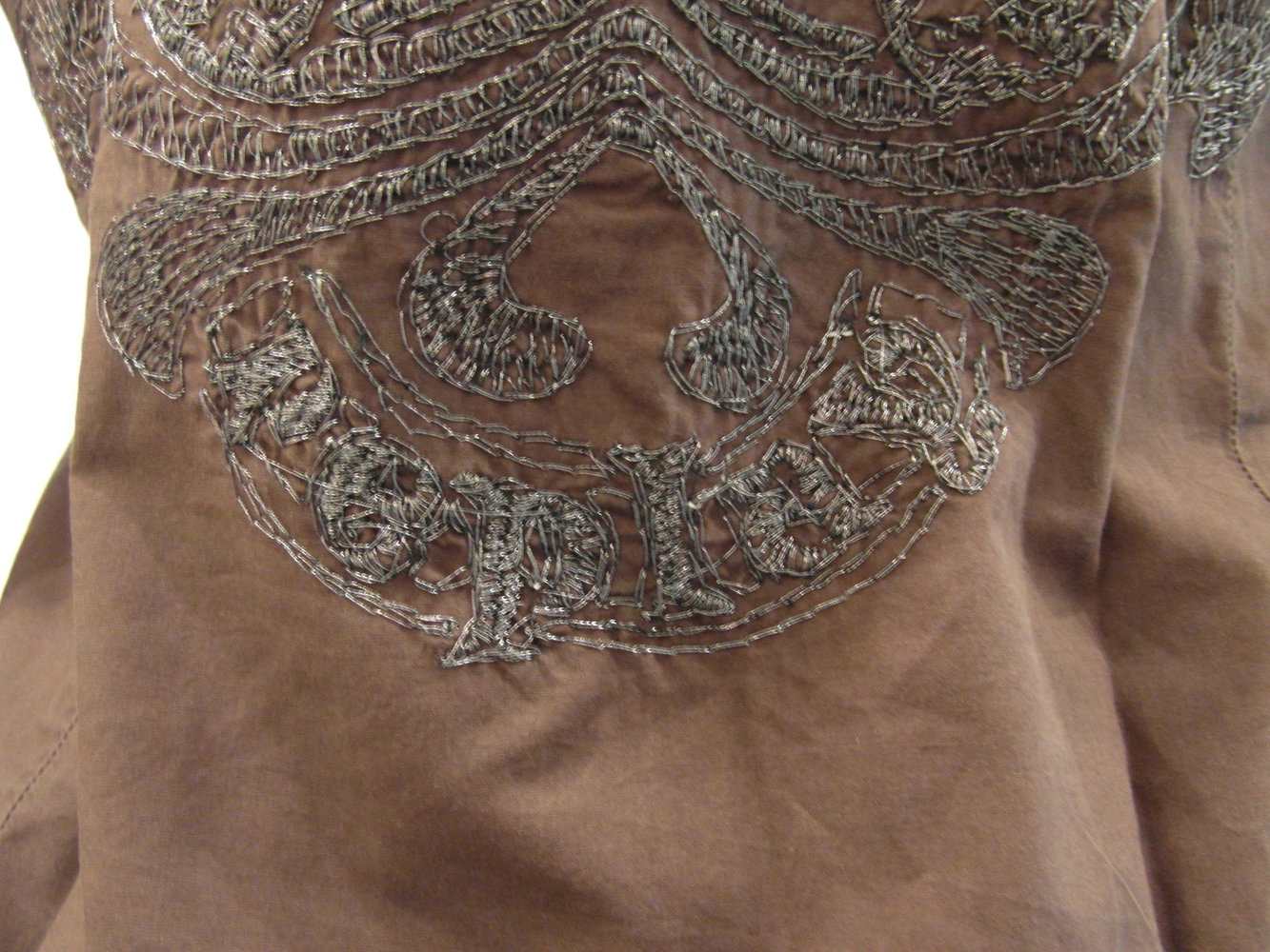 Replay: bestickte braune Bluse gr s (34 36 xs) np 89€
