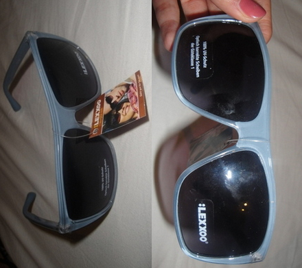 Sonnenbrille grau neu
