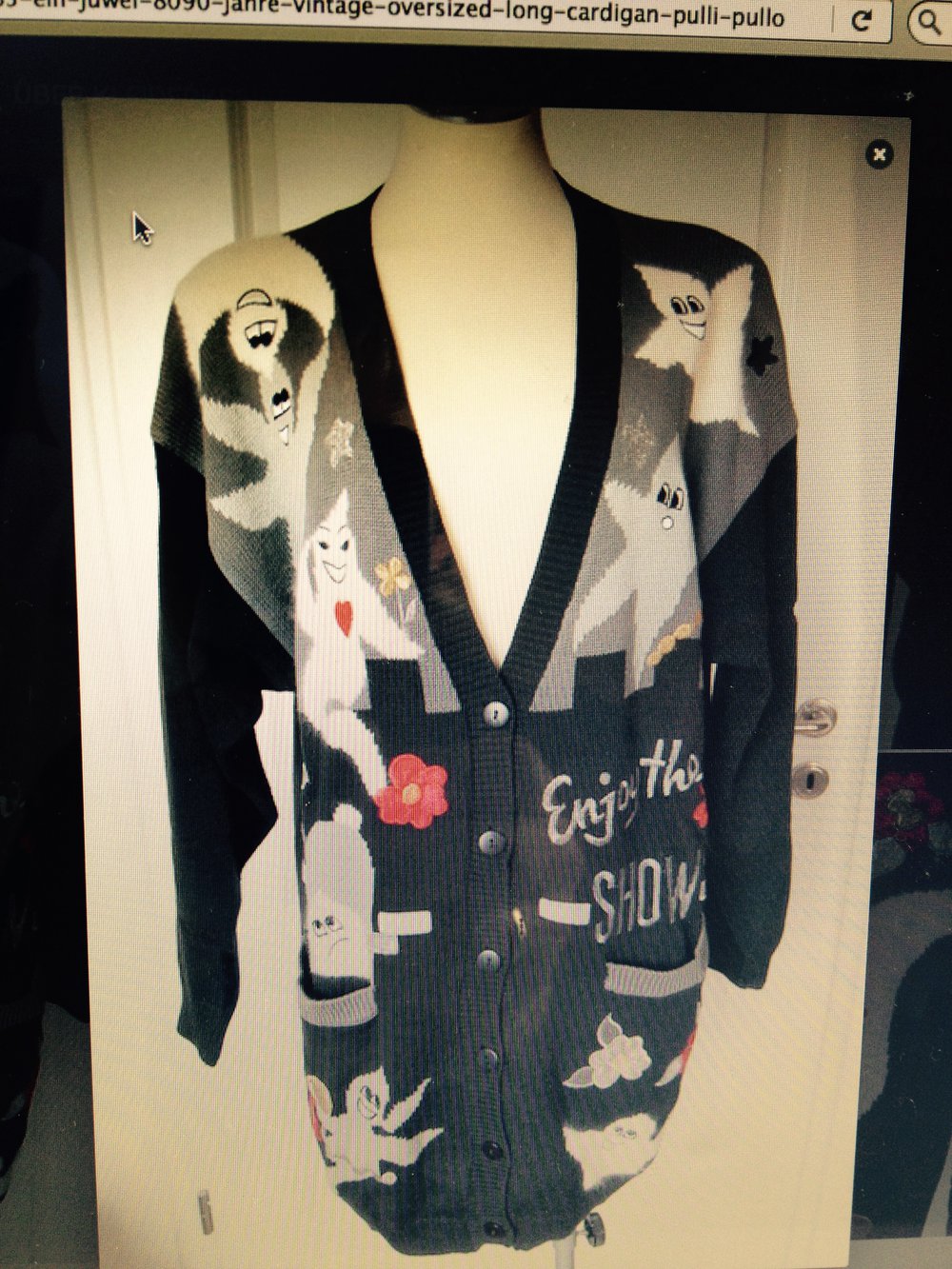 Exclusiver Vintage 80/90 Jahre Cardigan 