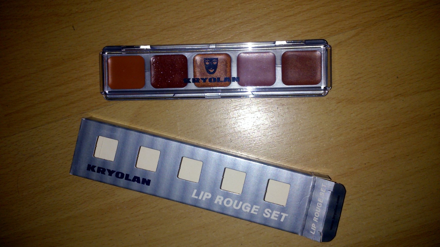 Professionelle Lippenfarbe Kryolan LipColor Palette NEU Lip Rouge Set