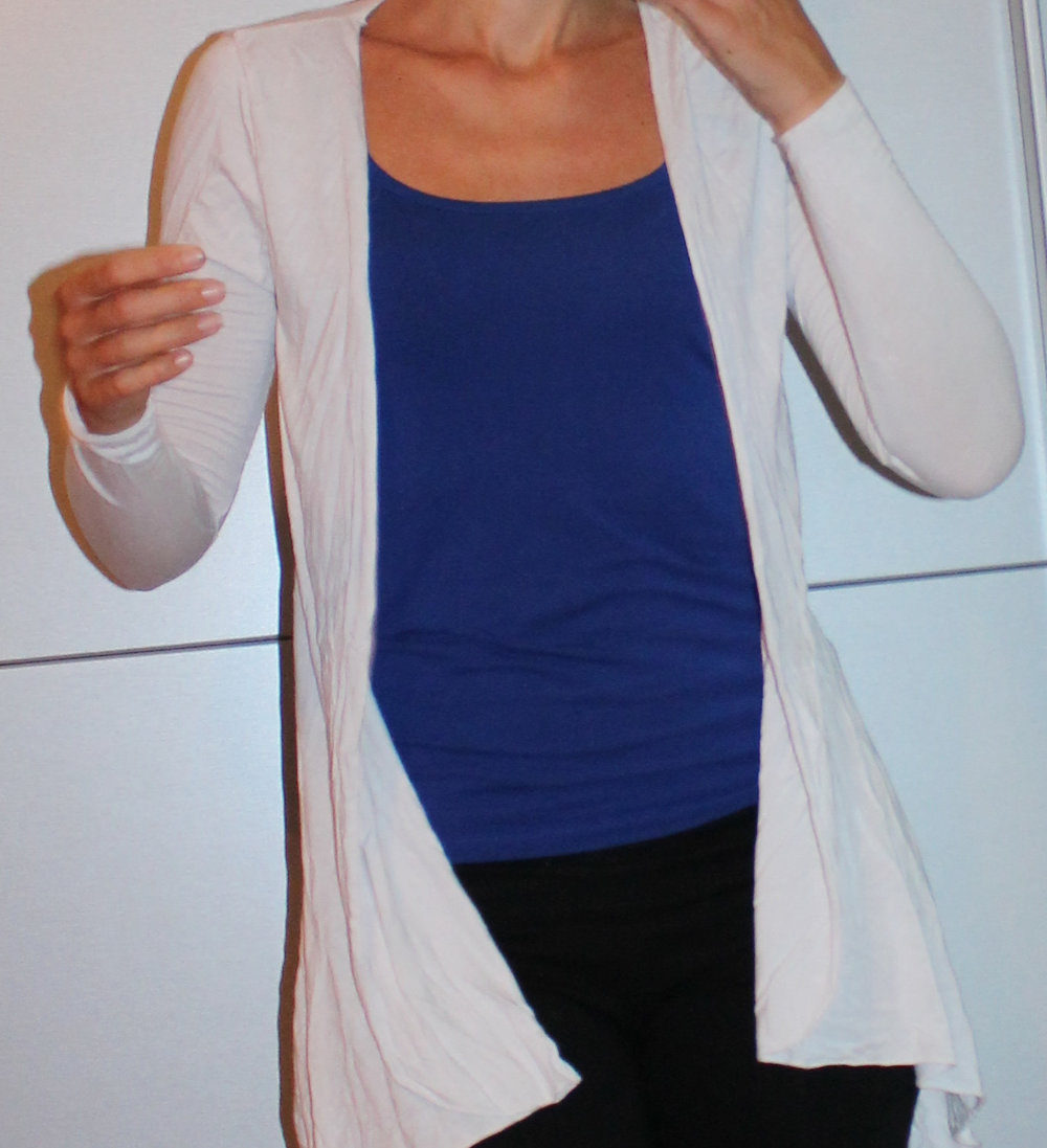 schöner, leichter cardigan in weiß