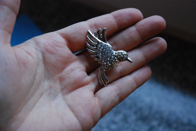 Brosche Kolibri