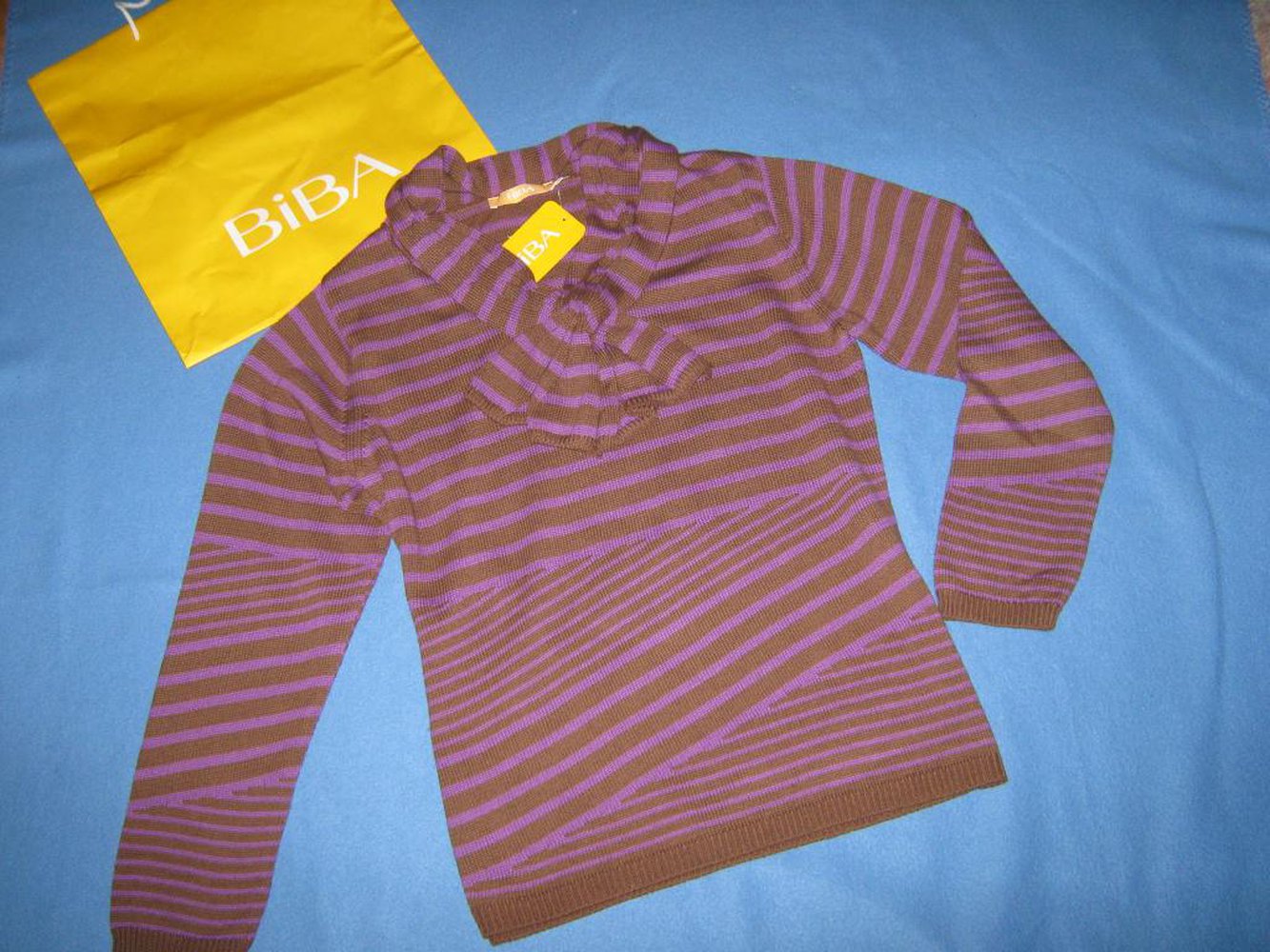 NEU mit ETIKETT * Ausgefallen * Streifen * Strick * Pullover 