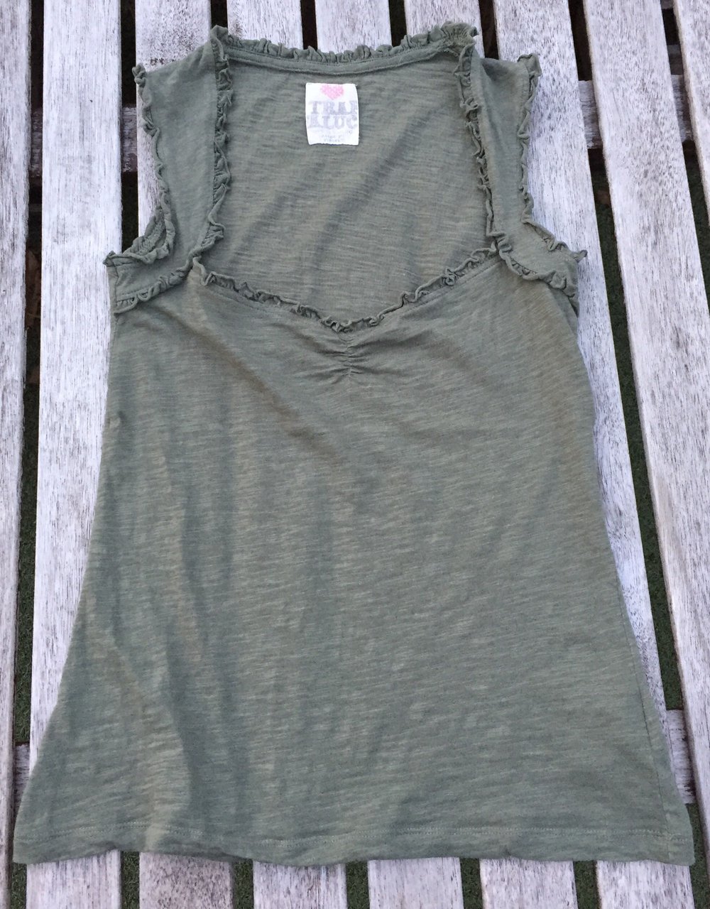 ZARA TOP / SHIRT khaki Gr. S