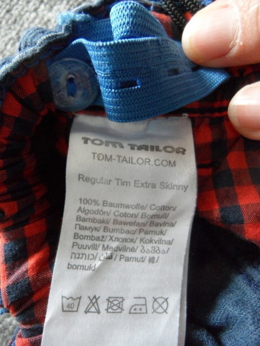 Tom Tailor schöne Cordhose dunkelblau