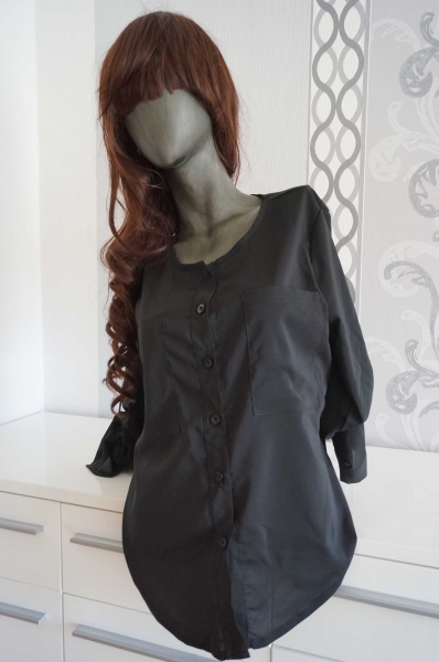 Bluse schwarz M L 38 40
