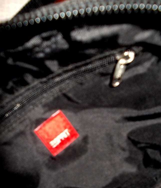 Esprit Tasche / kleine Henkeltasche / Minitasche / Handtasche * schwarz / taupe * sehr süß