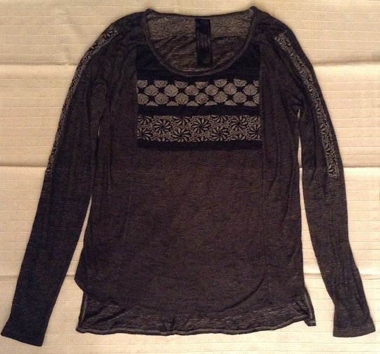 Free People Shirt in anthrazit