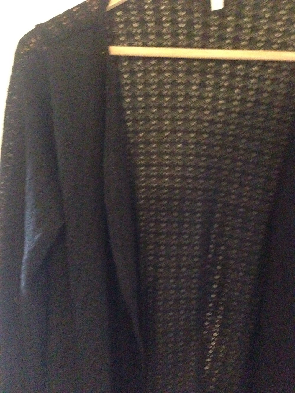 Überzieher in schwarz