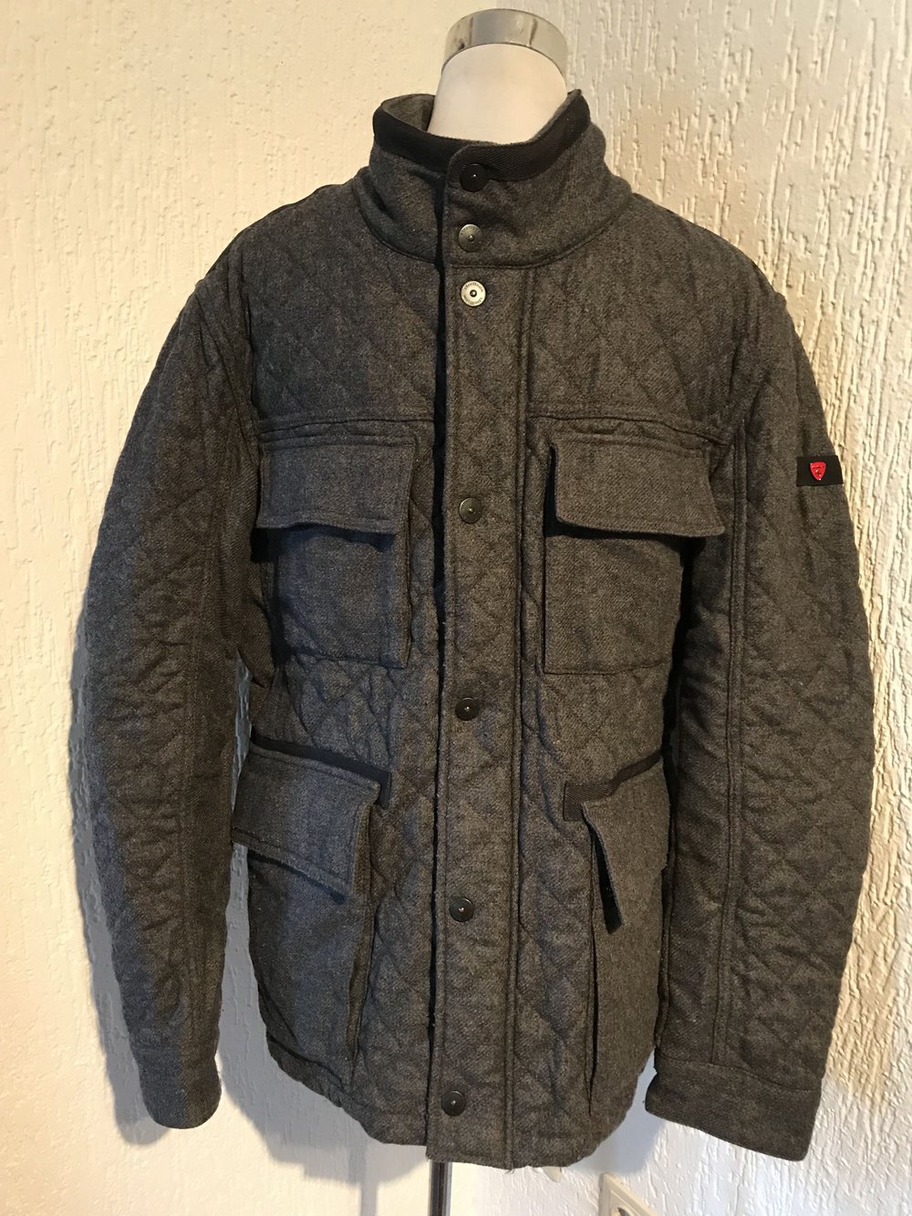 Strellson Winterjacke Größe 50 grau Herren Jacke Thermore 