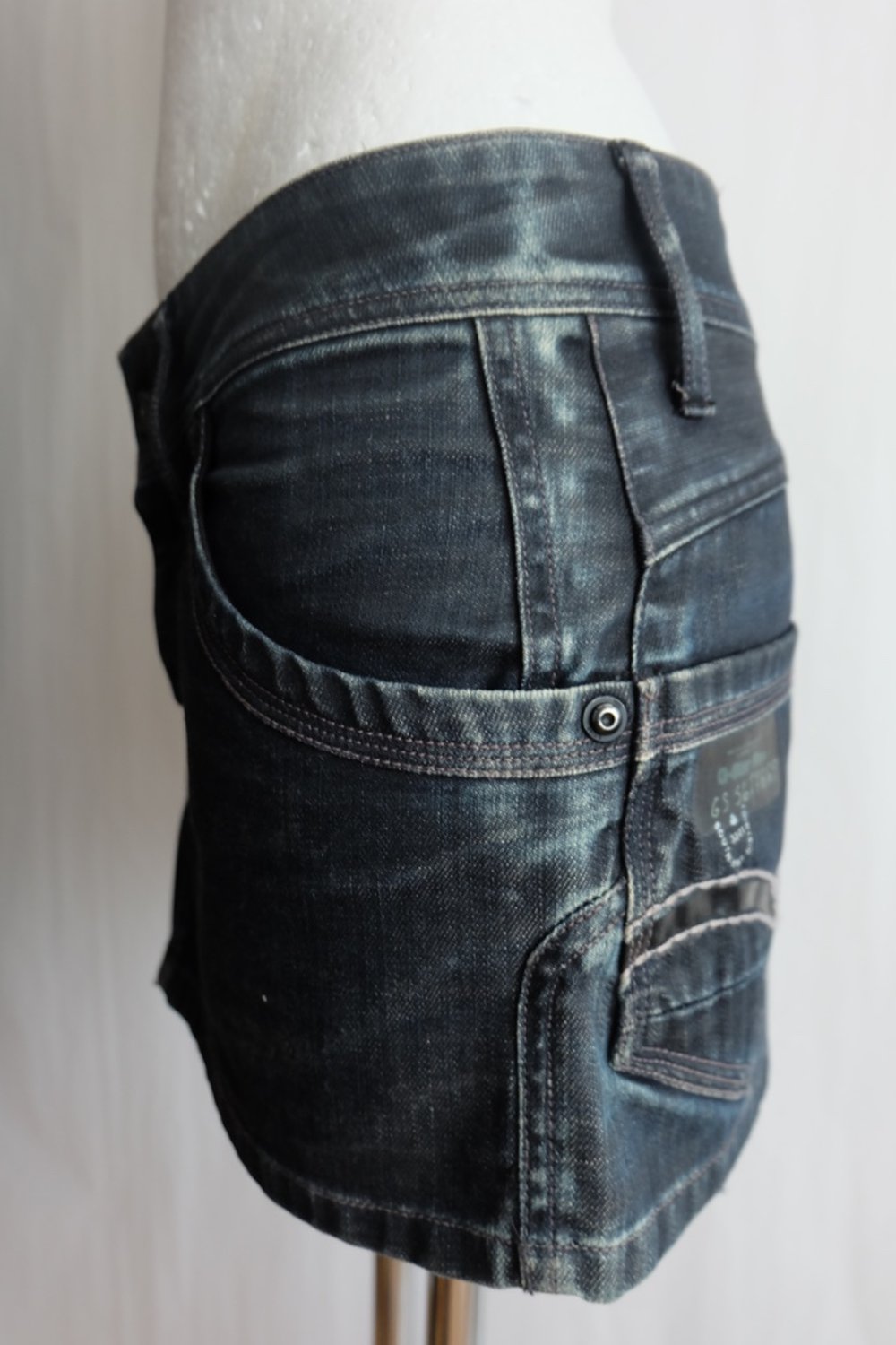 G-star Raw Denim Rock W25 Neu Jeans Mini Jeansrock dunkel Blau