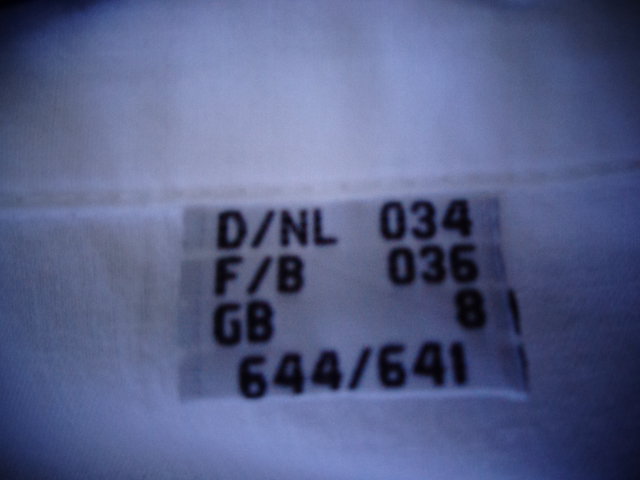 # Bluse, weiß Gr. 34, 3/4 Arm