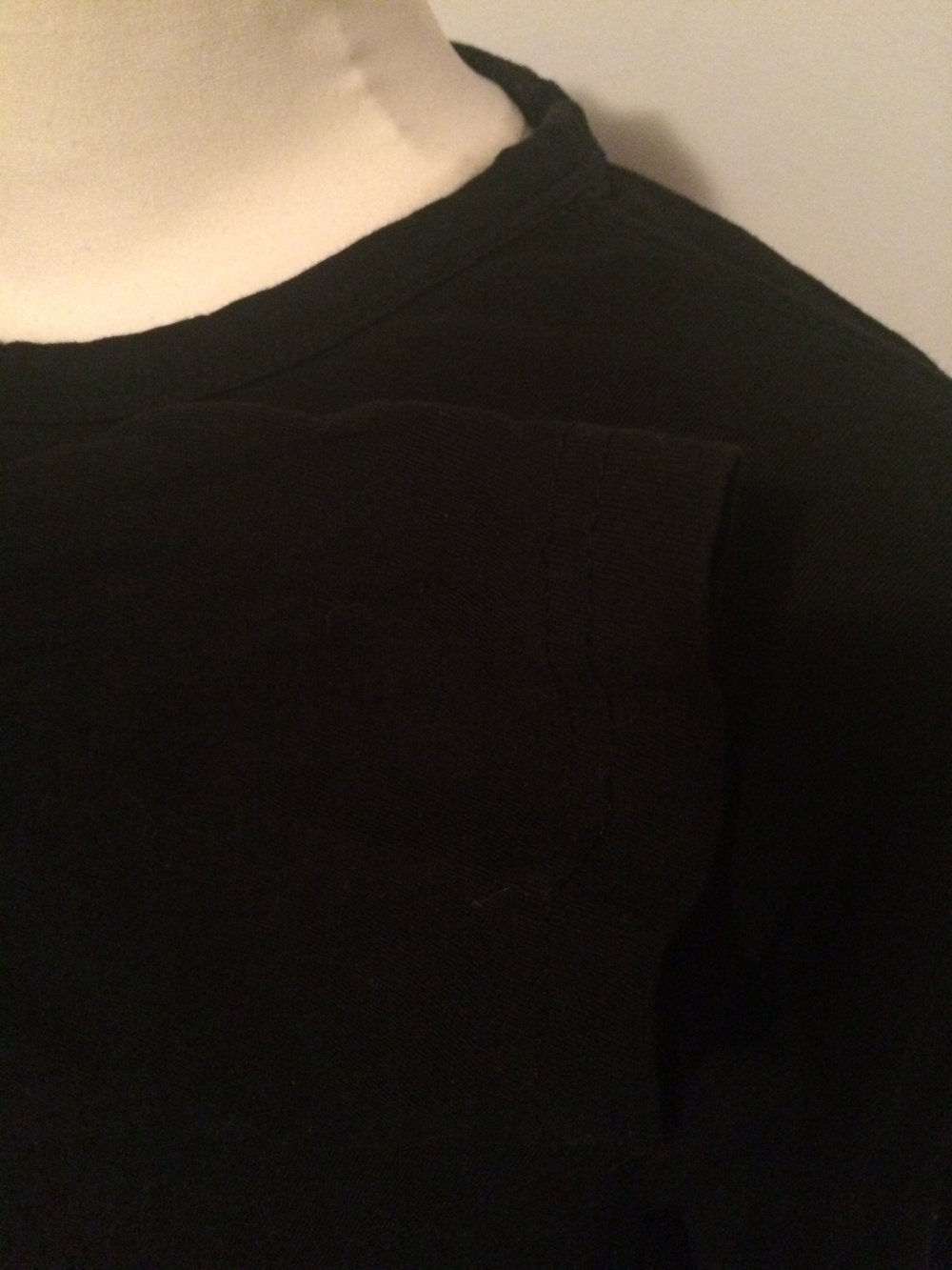 Schlafpulli Longsleeve schwarz