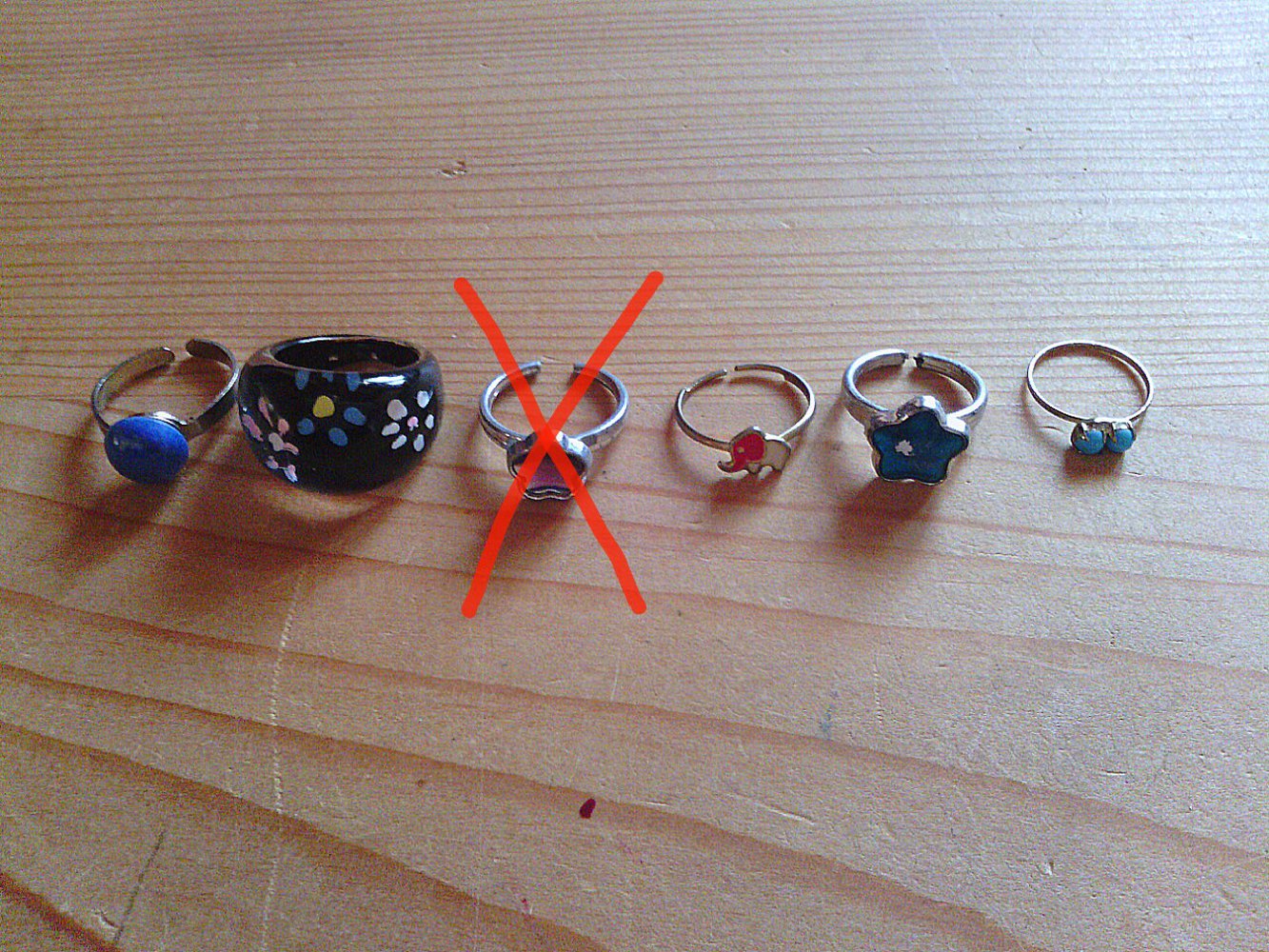 verschiedene Ringe