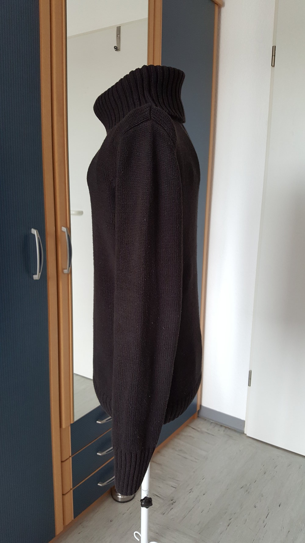 443. Rollkragenpulli von Tom Tailor, Gr. M, schwarz