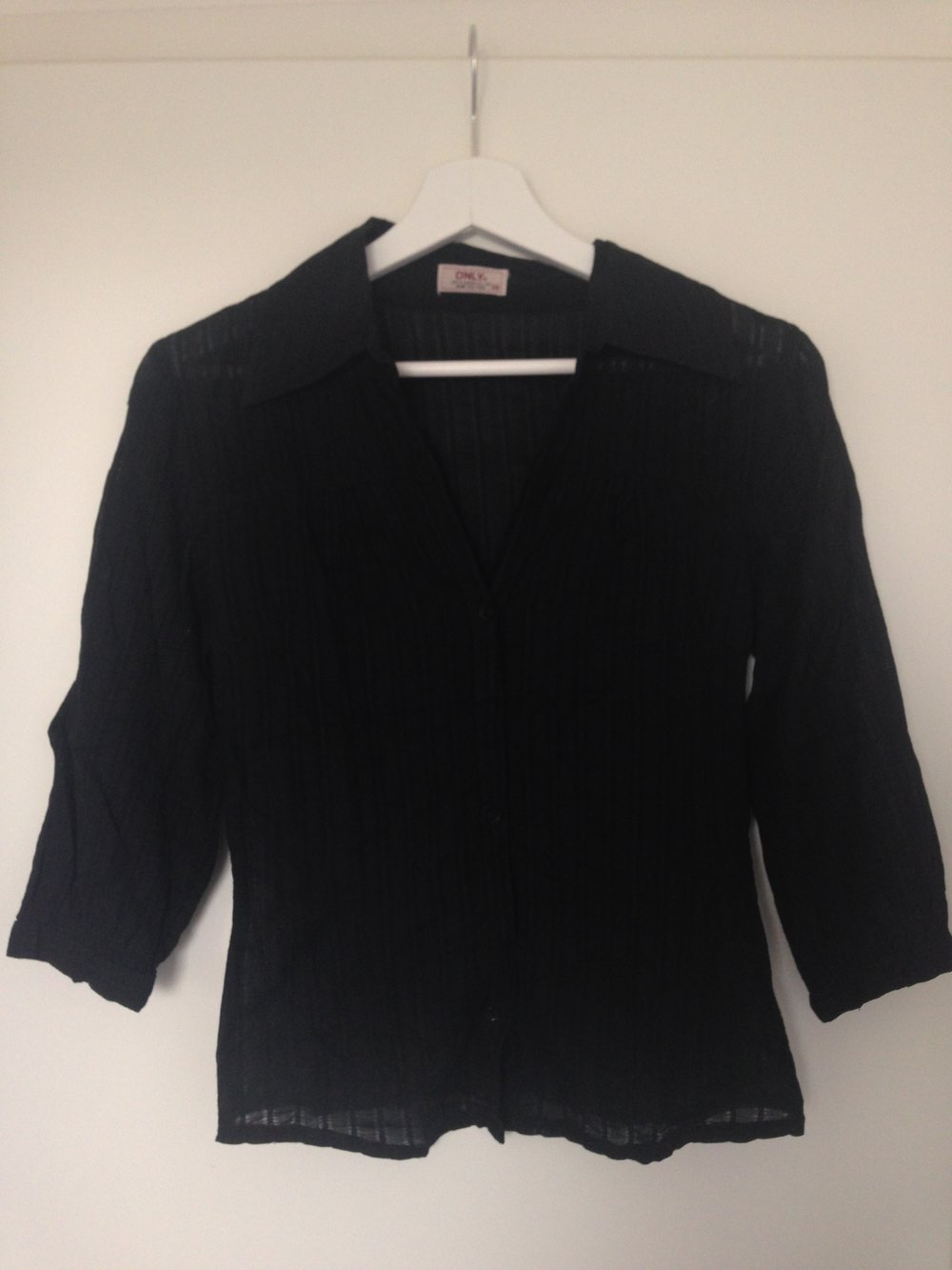 schwarze Only Bluse