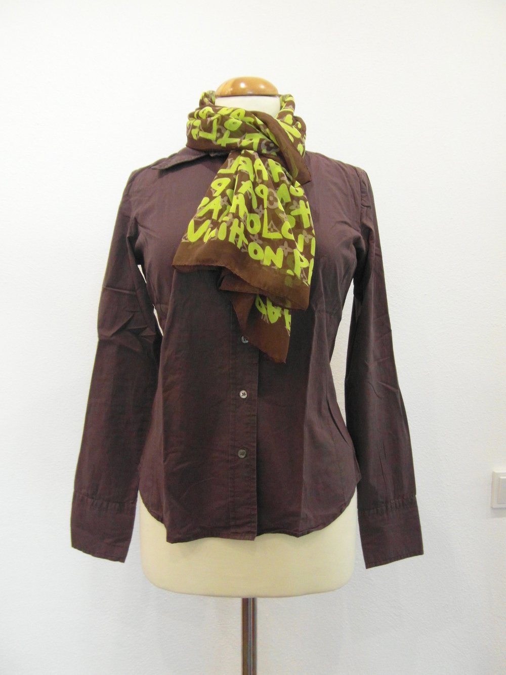Replay: bestickte braune Bluse gr s (34 36 xs) np 89€