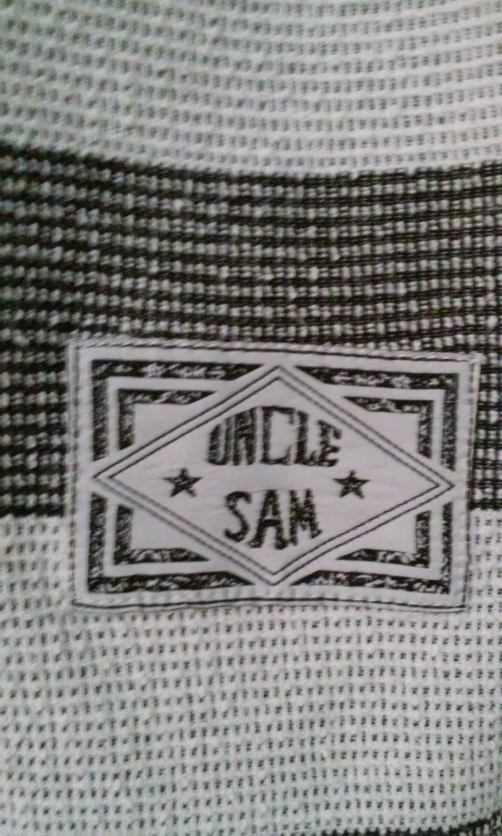 Langarm Shirt Pulli uncle sam sportswear company ER/SIE schwarz/sandfarbe