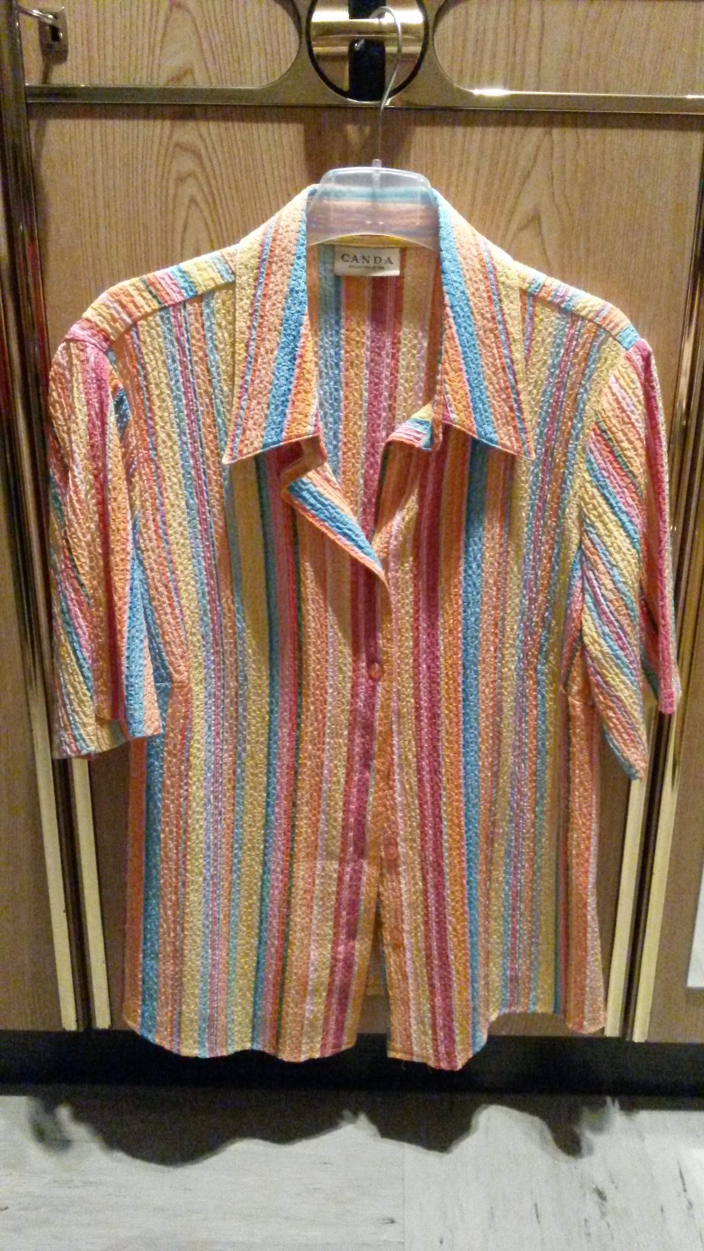 27. Bluse kurzärmelig von C&A, Gr. 40