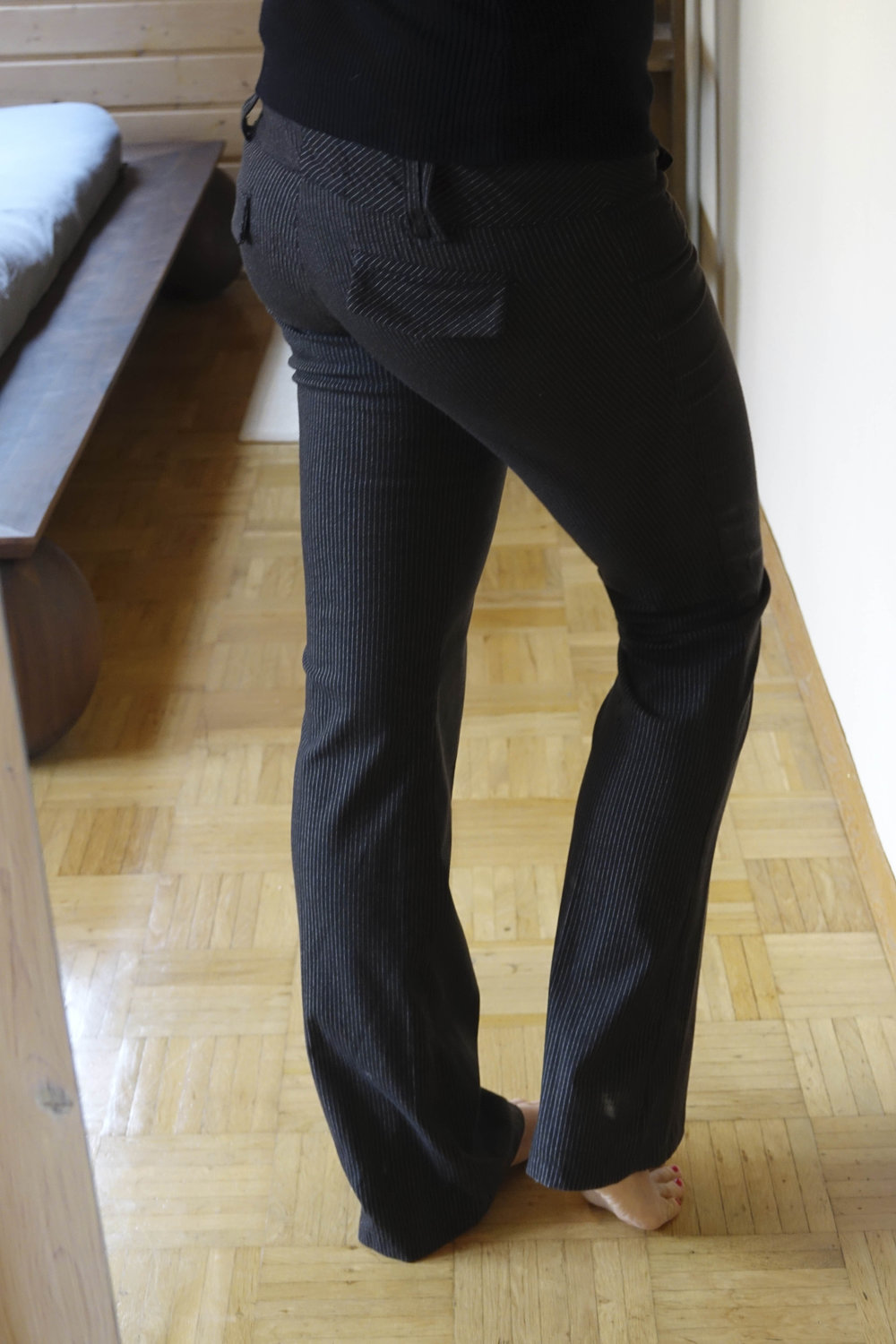 Schicke Nadelstreifenhose