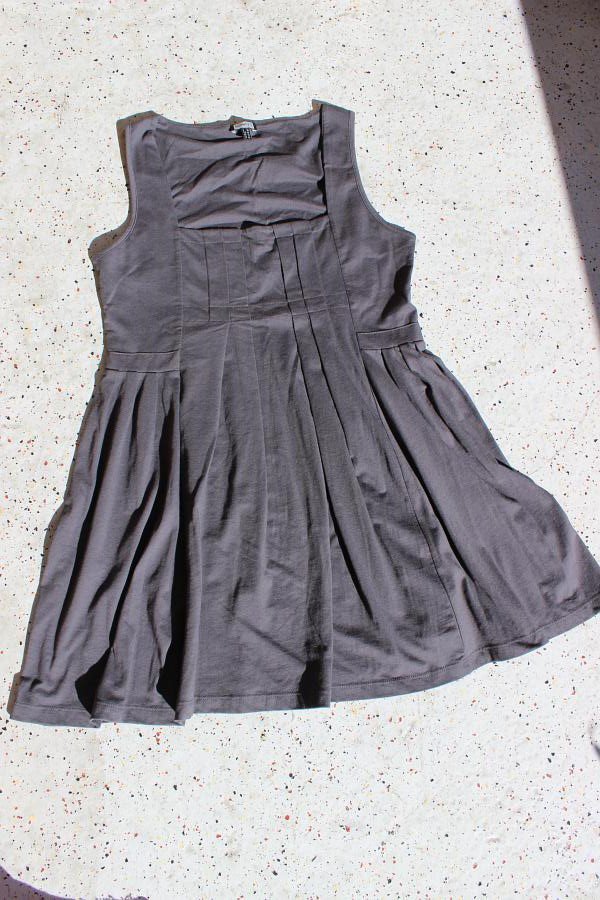 KENNY S. Trägerkleid Jersey grau 